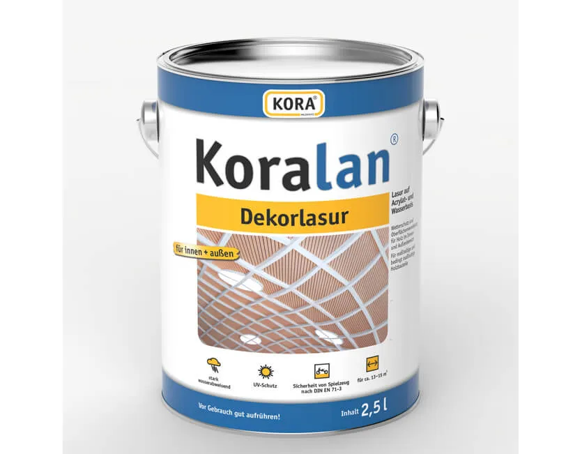 Koralan Dekorlasur 2,5 Liter Gebinde verschiedene Farben