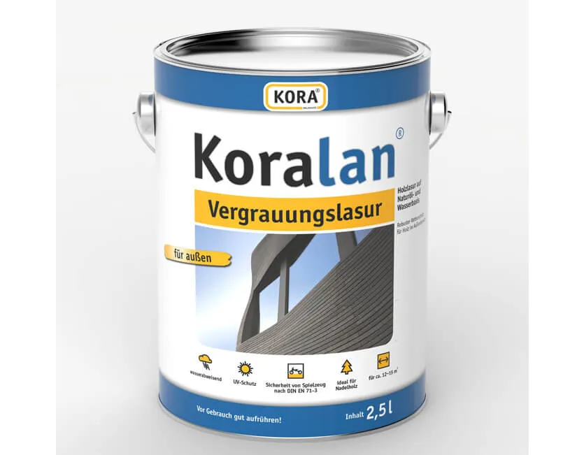 Vorlage WaWi || Koralan Vergrauungslasur 2,5 Liter Gebinde inkl. Video